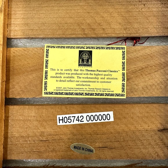 Thomas Pacconi Classics 20‎ Glass Christmas Ornaments N Wood Crate 2007 - Picture 11 of 11